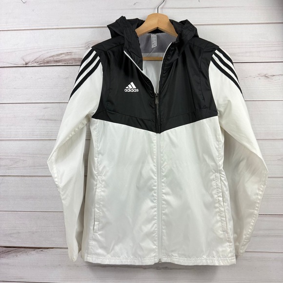 adidas Jackets & Blazers - Adidas AFS Tiro Windbreaker‎ Black/White Size XS Full Zip Jacket